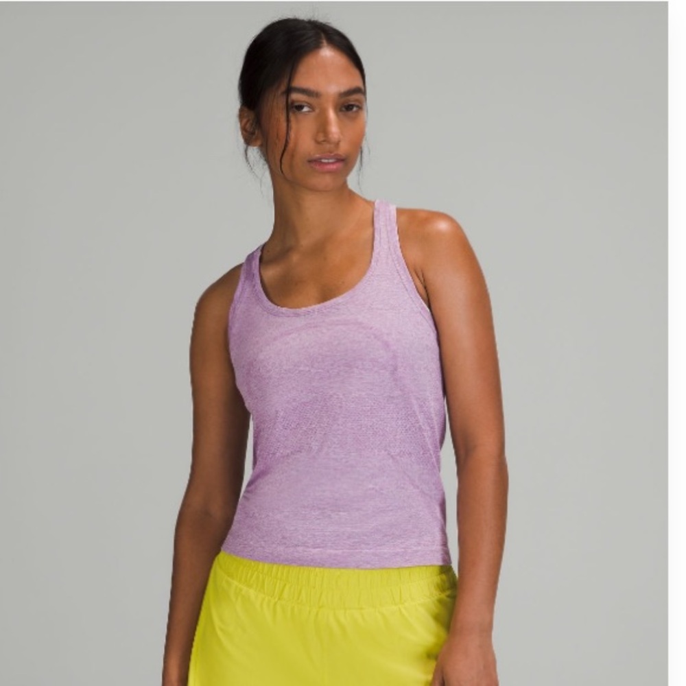 Lululemon lilac racerback tank size 2